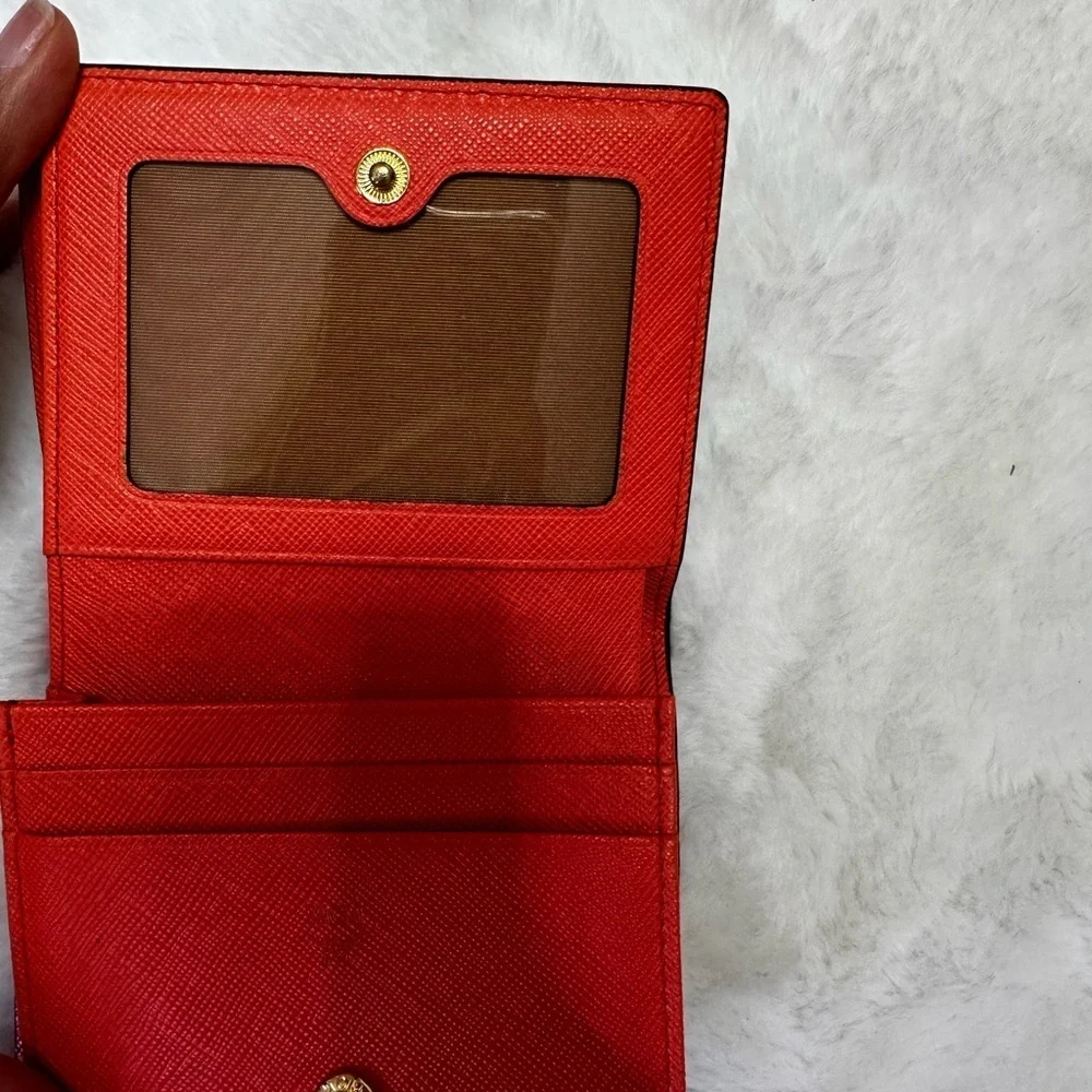 MCM Cognac Visetos Card Holder